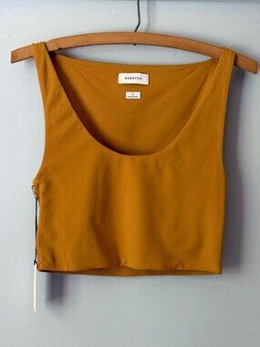 Babaton Mustard Cropped Tank Top